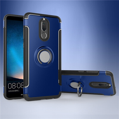 

Fivice Huawei nova 2i case PC metal ring shell magnetic car bracket TPU phone case