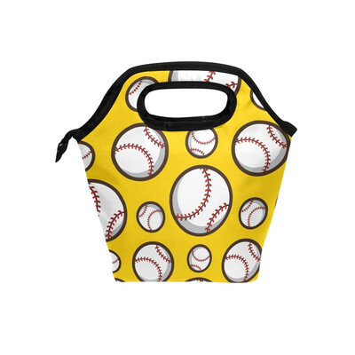 

Lunch Bag Tote Bag Baseball Travel Picnic Organizer Lunch Holder Handbags Lunch Bag Box for Office