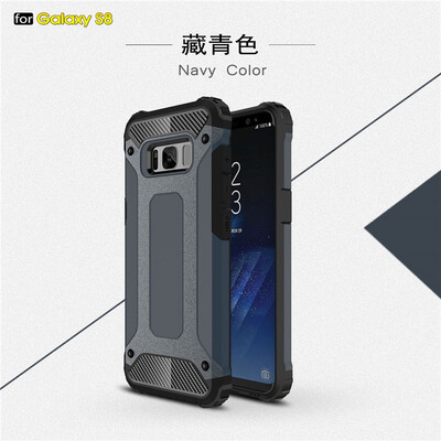 

Fivice Samsung Galaxy S8 case Luxury Silicone Diamond Armor PC Hard Shell Phone Case