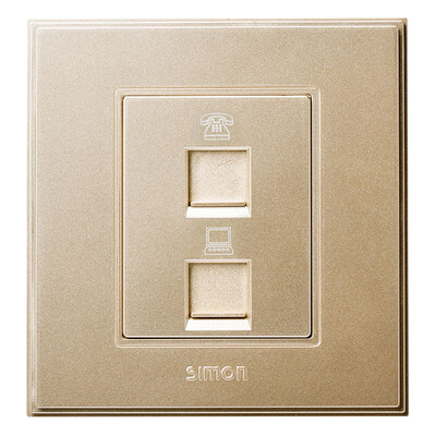 

SIMON ( Саймон )переключатель / телефонное и компьютерное гнездо