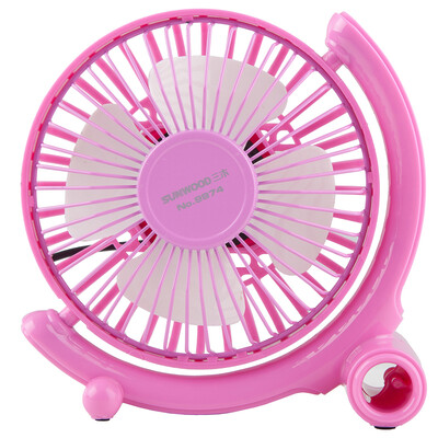 

Miki SUNWOOD 9974 360 ° rotating mini fan pink