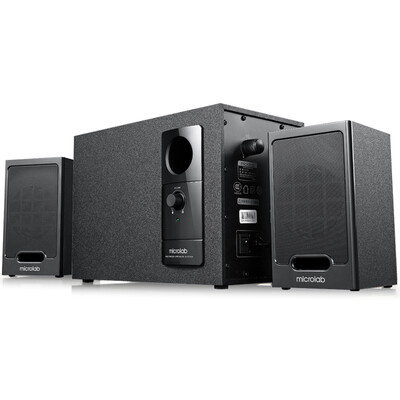 

Microlab M-200BT Platinum Edition 40 Bluetooth Speaker Smart Linear Control 21 Multimedia Active Speaker Audio Black