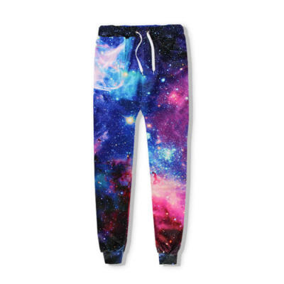 

Men Women Hoodie Sweater Sweatshirts Pullover CoatsPants 2PCS Starry Sky Outfit