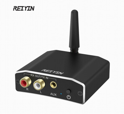 

Reiyin WT-02 Wireless Bluetooth 41 Transmitter&Receiver aptX Low Latency in TX Mode Support Digital Optical&RCA AUX 35