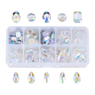 

PH PANDAHALL 150 PCS Mixed Color Taiwan Acrylic Rhinestone Links Faceted Rhinestones