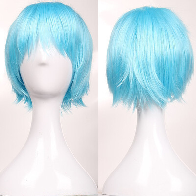 

Short Cosplay Wig Women Men Fluffy Straight Anime Comic Hairstyle Party Costume Dress Synthetic Hair Pixie Wigs
