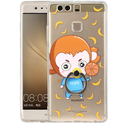 

Фресоновая пряжка для мобильного телефона / Huawei P9 для мобильного телефона / защитная оболочка для Huawei P9 Shen Monkey Sakura