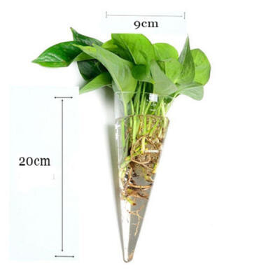 

Wall Hanging Glass Planter Air Plant Terrarium Flower Pots Vase Garden