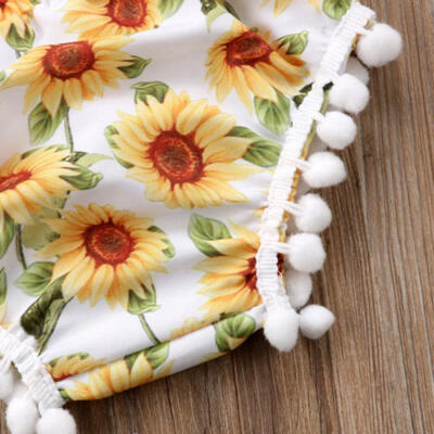 

Newborn Infant Baby Girl Off Shoulder Tops Shorts Sets 3Pcs Outfits Clothes AU