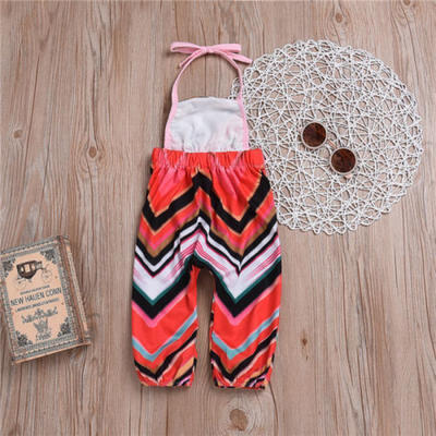 

Summer Newborn Toddler Baby Girl Rainbow Bodysuit Romper Jumpsuit Outfit Clothes