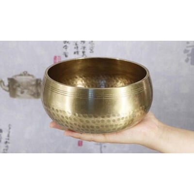 

UK Buddhism Tibetan Meditation Singing Bowl Hammered Yoga Copper Chakra Hammered