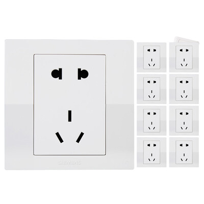 

Jingdong Supermarket] Siemens (SIEMENS) 5UB80143NC01 * 10 switch socket Yue move 10A five hole socket 10 only (elegant white