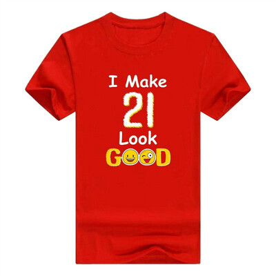 

21st Birthday Gift Shirt I Make 21 Look Good 21 Year Old Tee