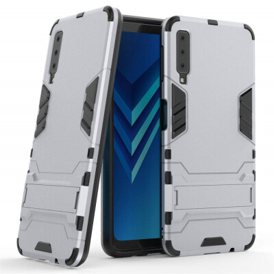 

Case for Samsung Galaxy A7 2018 6 inch 2 in 1 Shockproof with Kickstand Feature Hybrid Dual Layer Armor Protective Cover