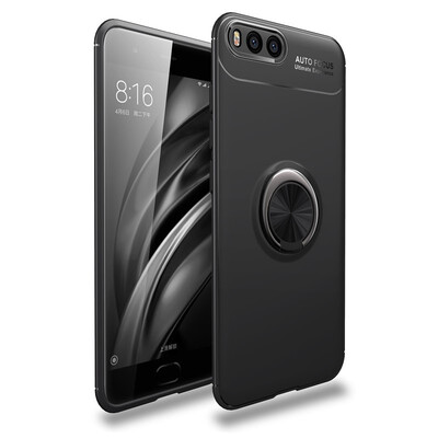 

Fivice Xiaomi MI 6 case TPU metal ring shell magnetic bracket soft shell
