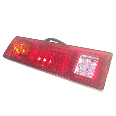 

2Peices 19-LED Trailer Truck Caravan RV ATV Turn Reverse Light Signal Running BrakeTail Light White-Amber-Red