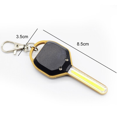 

DC 6V Small Size ABS LED Mini Key Lamp Flashlight Shape Key Chain Ring Keychain Lamp Torch Emergency Cmping Light