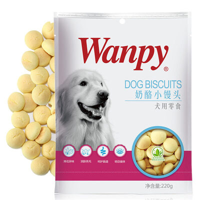 

Naughty dog ​​pet snack dog with cheese small bread 220g 4 bags