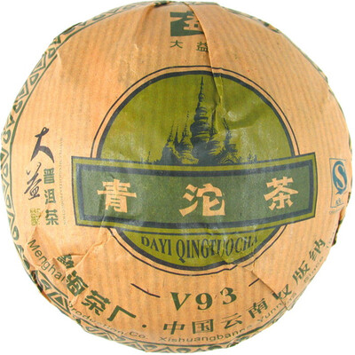 

V93 Qing Tuo Cha Menghai Dayi Pu-erh 2006 Raw 250g