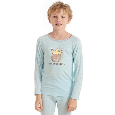 

VIV & LUL Kids Underwear Boy Underwear Set Patchwork Chandler Modal DV117183 Light Blue 170cm