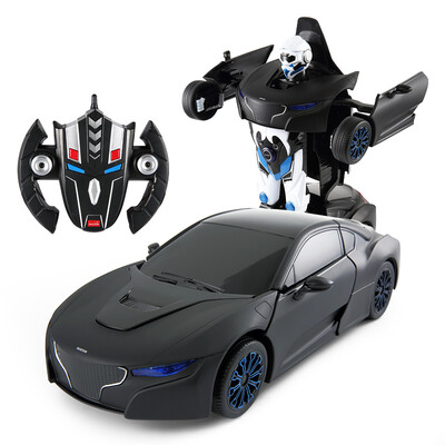 

RASTAR Радиоуправляемый зарядный автомобиль BMW I8 Трансформер RS в масштабе 1:14 , 74700 матово-черный