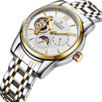

Mens Watches Top Brand Luxury Automatic Mechanical Watch Men Full Steel Business Waterproof Sport Watches Golden