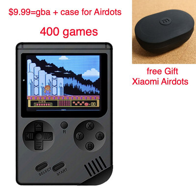 

999 Get Gameboy airdots case Retro Portable Mini Handheld Game Console 8Bit 30 Inch Color LCD Game Player Built-in 400 game