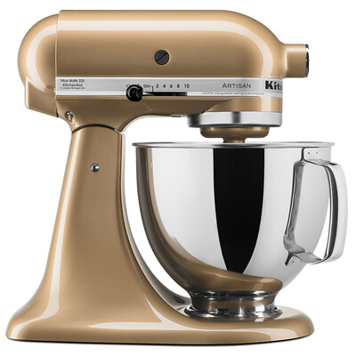 

KitchenAid Home Cooking Machine 4.8 Liter Chef Machine Mixing 5KSM150PSCCZ Champagne