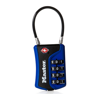 

Master masterLock password lock TSA customs lock luggage password padlock 4697D blue