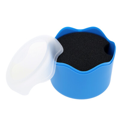 

Fashion Round Plastic Single Watch Box Wristwatch Storage Case with Sponge Cushion