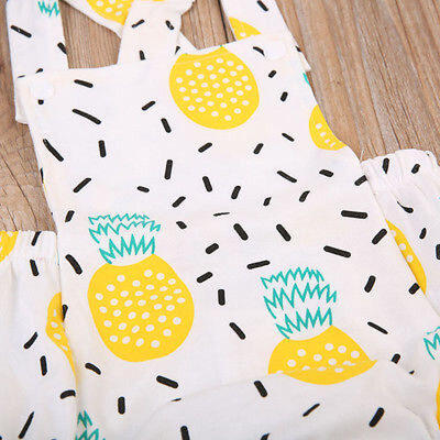 

Infant Baby Girl Clothes Summer Jumpsuit Romper Bodysuit Outfit Sunsuit US STOCK