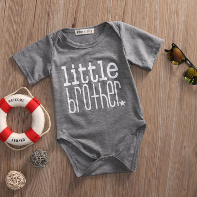 

Matching Cotton Clothes Big Sister T-shirt Little Brother Romper Outfits Set Uk