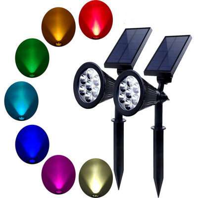 

KWB LED Solar Lawn Lamp Outdoor RGB Garden Lights 2PCS