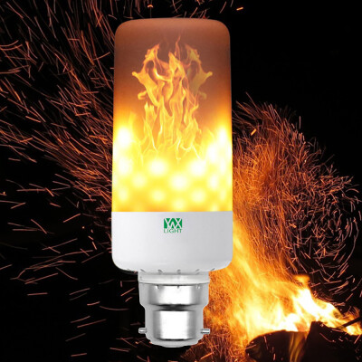 

YWXLight B22 LED Flame Effect Fire Light Bulbs Flickering Emulation Flame Lamp AC85-265V