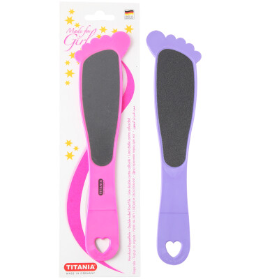 

TAIYAN TITANIA Pretty double-sided file (thickness double-sided emery) 3028 / Girl (German imports foot file repair foot beauty foot tool color random