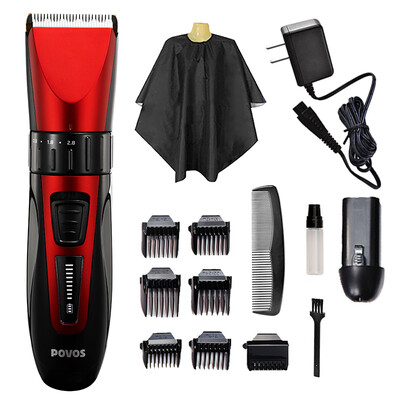 

Pentium POVOS hair clipper PW230 professional adult children electric hair clipper baby hair clipper hair clipper hair clipper mute design double battery
