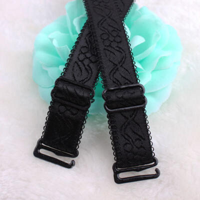 

1.8cm candy color stretch cloth printed underwear accessories adjustable hook shoulder straps bra elastic strap non slip width