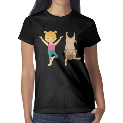 

cat Gymnastics Equipment Womens Black t Shirts Fashion Women Cotton T-Shirts