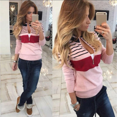 

Fashion Women Long Sleeve Knitted Pullover Loose Sweater Jumper Tops Knitwear