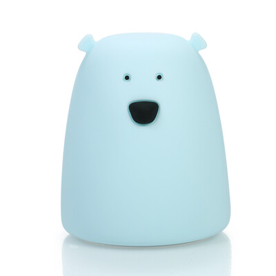 

Mini White Bear Night Light Cute Desk Light Bedside Lamp Colorful Light Color Changing Light Nursery Sleep LED Light