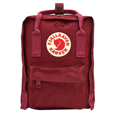 

Arctic Fox Fjallraven waterproof wear-resistant backpack simple fashion casual shoulder bag Kanken Mini 23561 326 red bull 7L