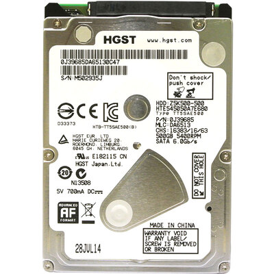 

HGST Enhanced Laptop Harddisk SATA6Gb / s