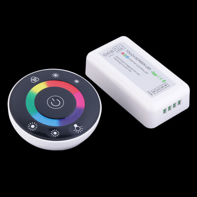 

Wireless Touch Panel RF Remote 18A Controller Dimmer for RGB LED Strip