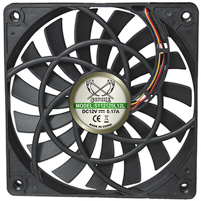 

Big sickle SCYTHE SY1212SL12L 12cm fan thin section 1200 rpm 3pin fan