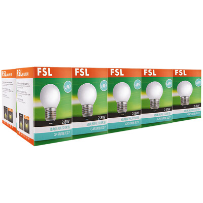 

Jingdong Supermarket Foshan Lighting FSL LED Bulb Bulb E27 Warm White 3000K 28W10