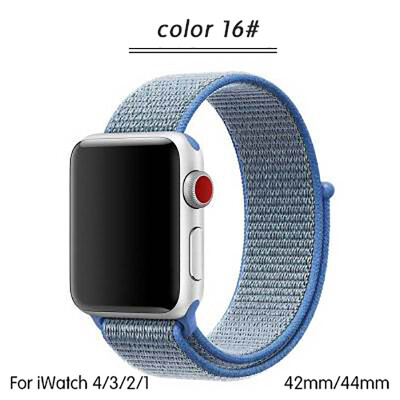 

Kebbit Nylon Sport Band for Apple Watch Series 4 3 2 1 38MM 42mm 40MM 44mm Soft Breathable Watch Strap Colorful iWatch Bands