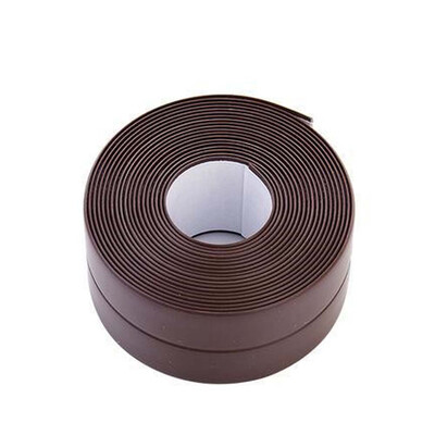 

Bath Kitchen Tool Waterproof Mouldproof Adhesive Wall Sink Basin Edge Trim Sealing Strip