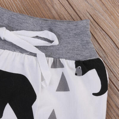 

3Pcs Newborn Baby Boy Girl Summer Romper Playsuit Outfit Pants Bodysuit Clothes