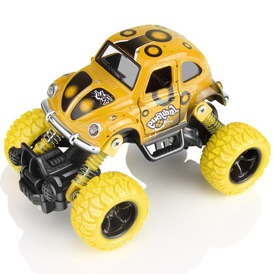 

Beans like childrens toy car kids alloy resistance to fall back car simulation toy car model spring shock absorber 136 bigfoot buggy yellow beetle