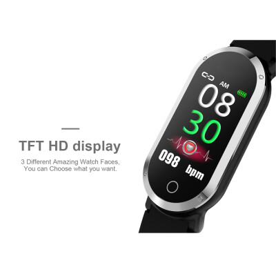 

T1 Smart Bracelet 096inch TFT IPS Screen 12896 Pixel 90mAh Heart Rate Blood Pressure Monitoring Calorie Fitness IP67 Waterproof